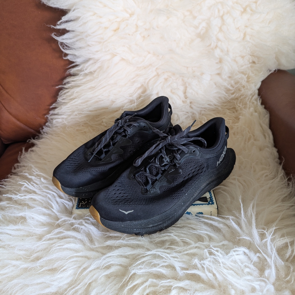 Men's Hoka Kawana Black Running Shoes